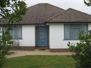 Bungalow front on